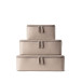 Förvaringsset 3-pack Taupe