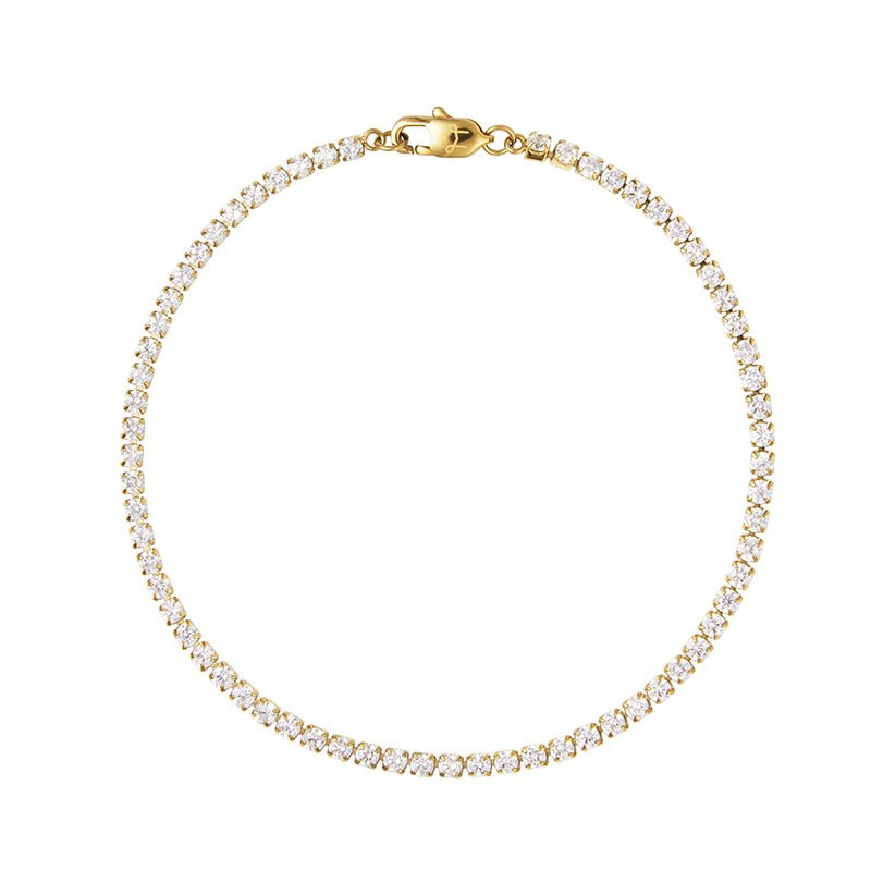 Armband Shiny Tennis Gold M