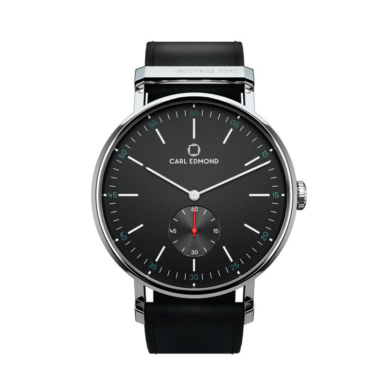 Klocka Ryolit 36 Limed Spruce Black Leather