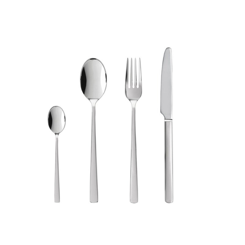 Bestickset Essentials Pure 16 delar blankt stål