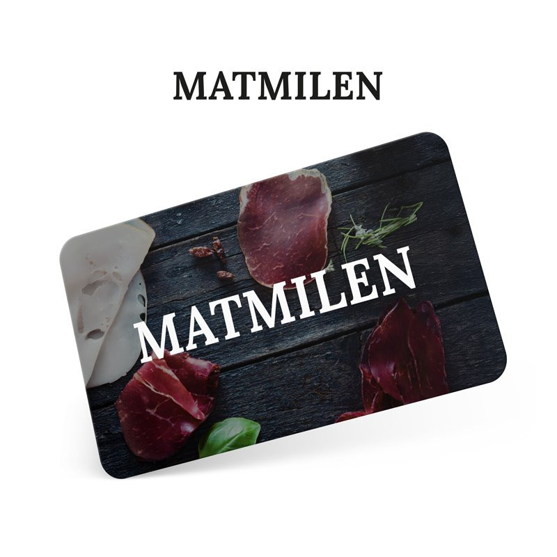 Matmilen Värdebiljett