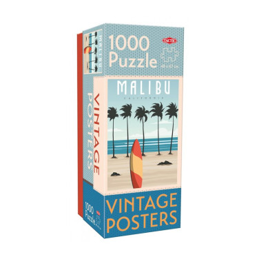 Pussel Vintage Cities Malibu 1000 pcs