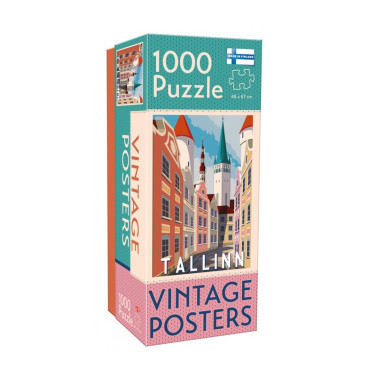 Pussel Vintage Cities Tallinn 1000 pcs