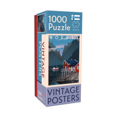 Pussel Vintage Norway 1000 pcs