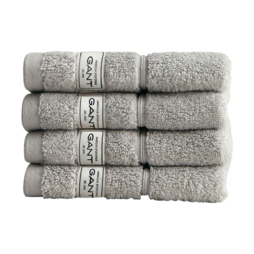 Premium Towel 30x30 4-pack Heather Grey