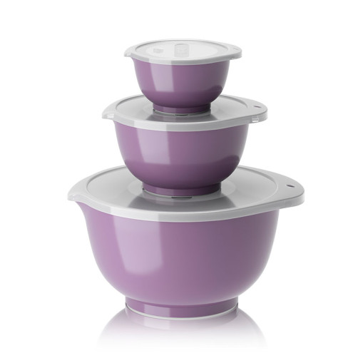 Margrethe Skålset 3-pack med lock Lavender