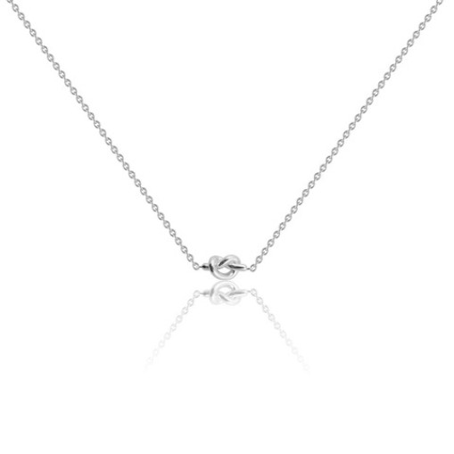 Knot halsband silver