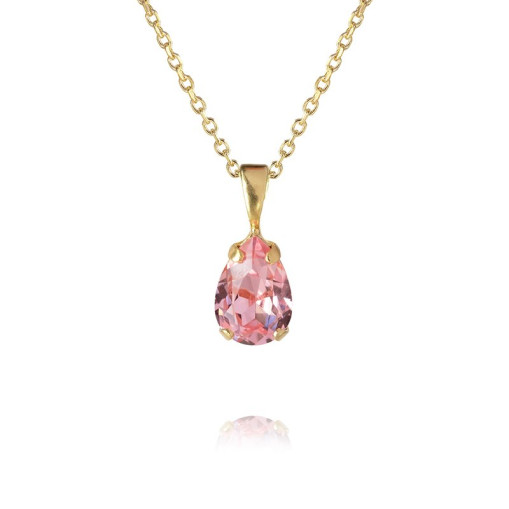 Halsband Petite Drop Gold Light Rose