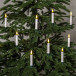 Trådløs Juletrebelysning Flamme 10 LED-lys