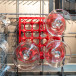 Glassholder for oppvaskmaskin Rød