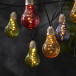 Solcelle-Lyslenke Glow Multi 10 Lamper