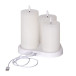 LED Flamme Charge 3-pack Blokklys