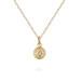 Mini Odessa Halskjede Gold Crystal
