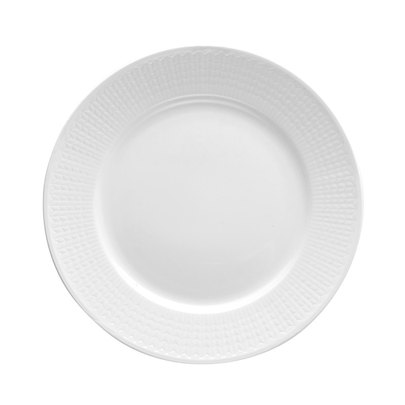 Swedish Grace tallerken 27 cm snø 6 stk.
