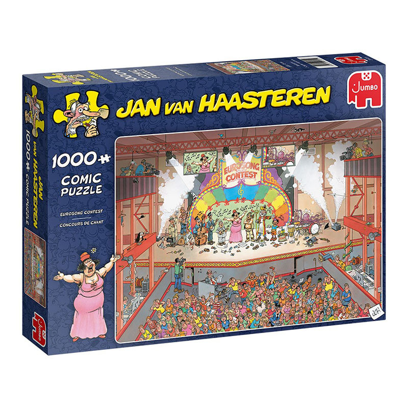 Puslespill Jan van Haasteren  Eurosong Contest 1000 stykker