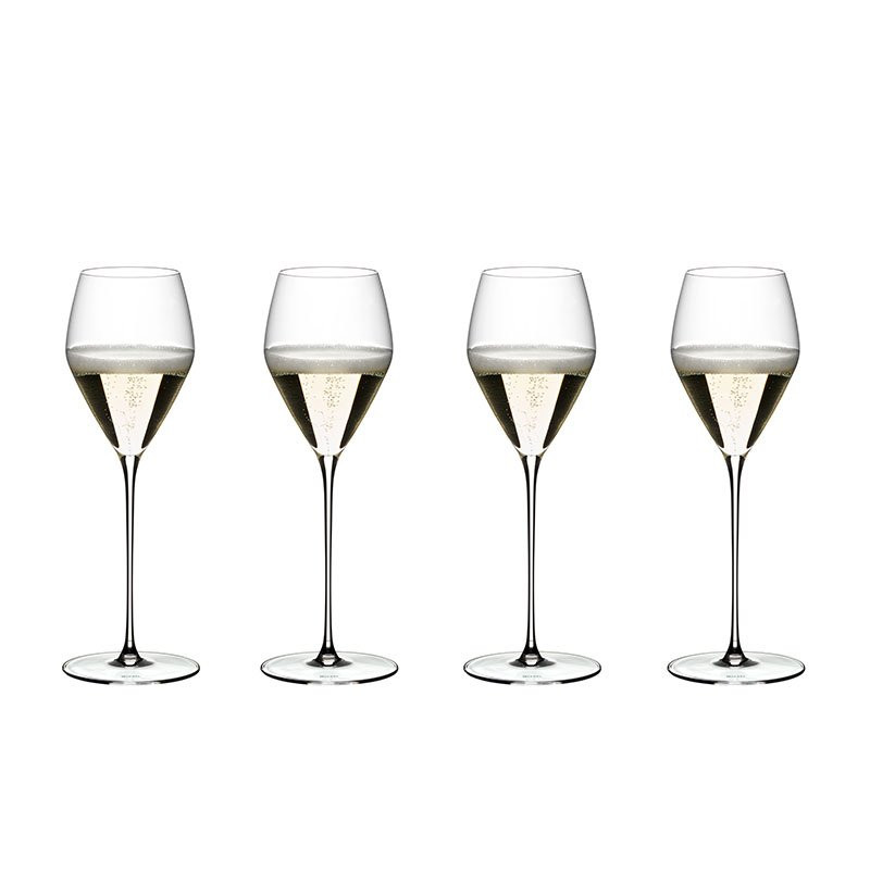 Champagneglass Veloce 4-pakning