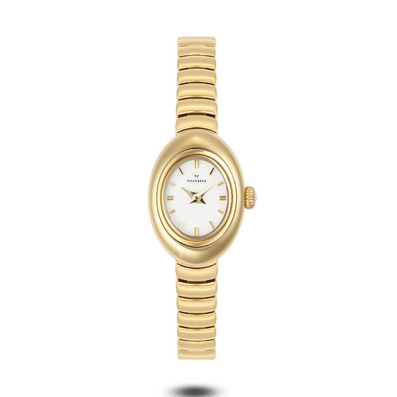 Klokke Belle Oval Petite Gull