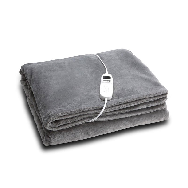 Varmeteppe 180x130cm Grå
