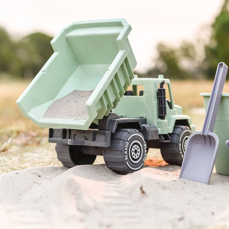 Sandssett med lastebil 30 cm, 4 deler