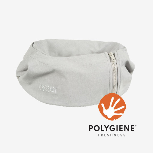 Polygiene Nakkepute med hette Misty Grey