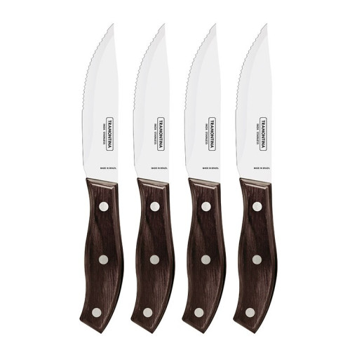 Churrasco Knivsett 4 deler Brun