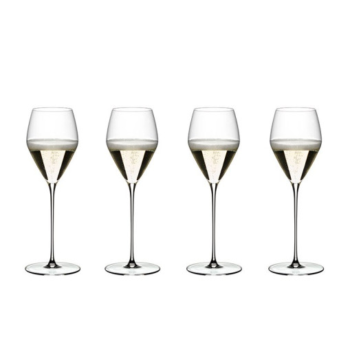Champagneglass Veloce 4-pakning