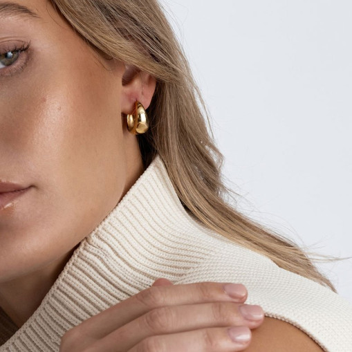 Ørering Bold Hoops Medium