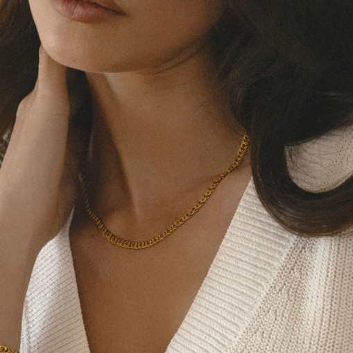 Halskjede Infinity Gold