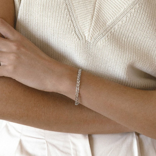 Armbånd Infinity Silver