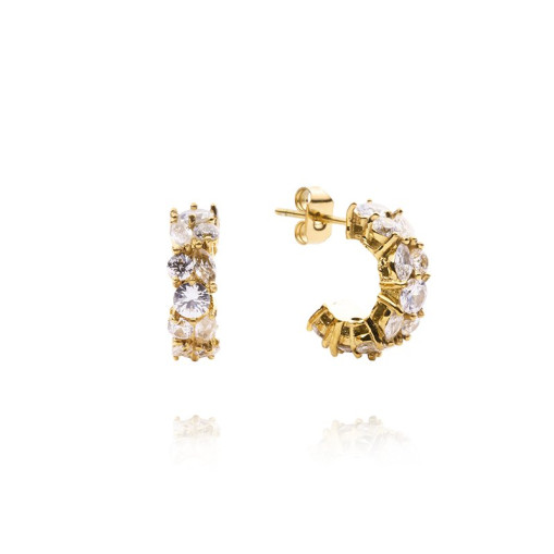 Earrings  Queen small Gold