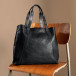 Paris tote bag black