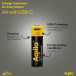 Genopladelige USB-C Lithium batterier AA 1,5V 4-p