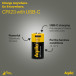 Genopladelige USB-C Lithium batteri CR123A 2-p