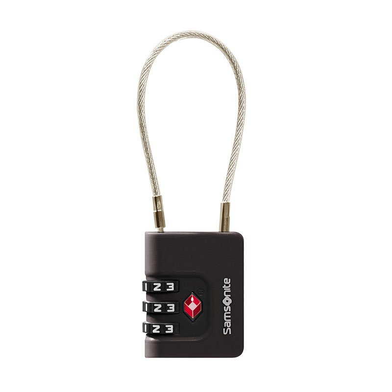 Kabellås med 3-cifret TSA-kode