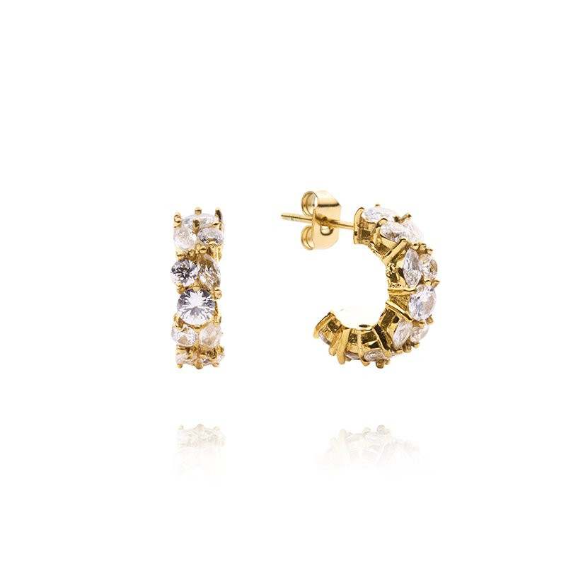 Øreringe Queen small Gold