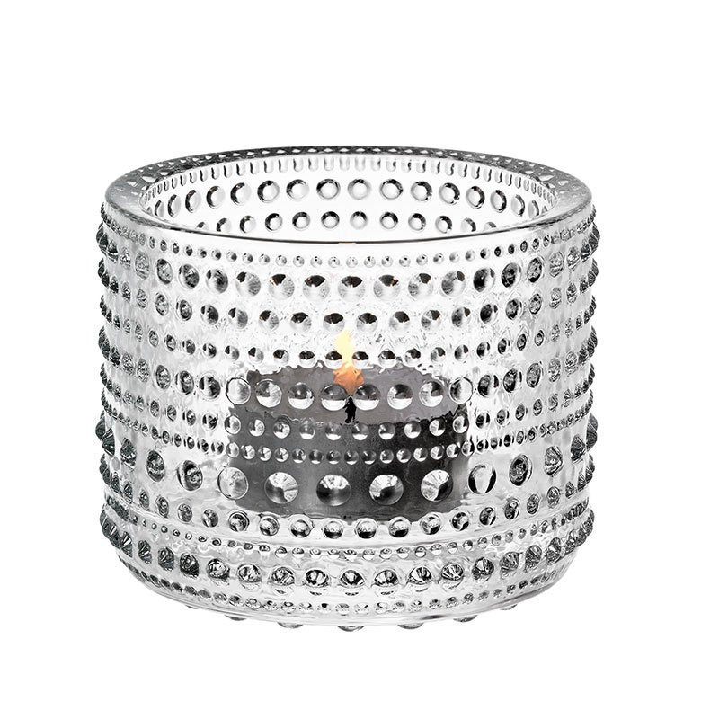 Kastehelmi Fyrfadsstage 64 mm klar