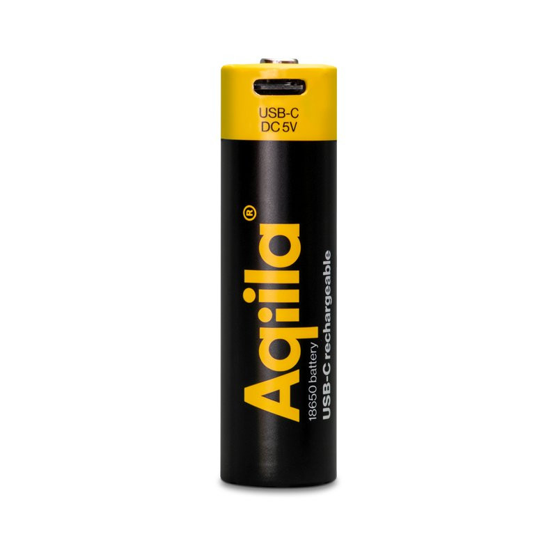  18650 USB-C genopladeligt batteri 