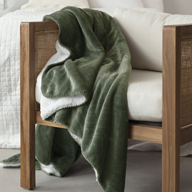 Tæppe Sherpa 130x170 cm Grøn