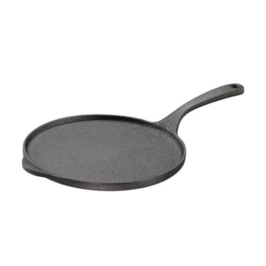 Pandekagepande 23 cm med støbejernshåndtag