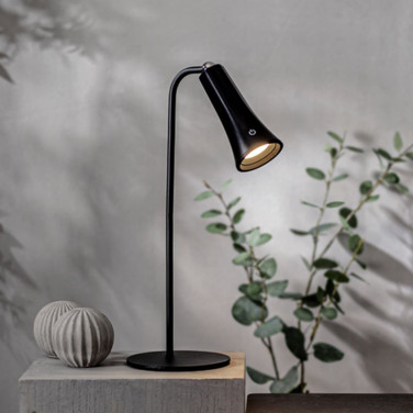 Multifunktionel, bærbar LED-bordlampe