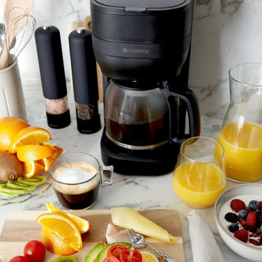 Kaffemaskine 12-kopper/1,5L Mattsort