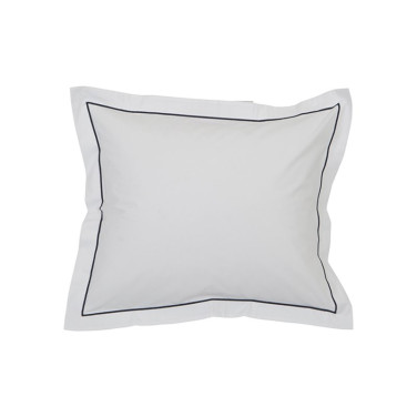 Hotel Percale pudebetræk 50x60 cm hvid/blå