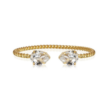 Armbånd Mini drop Gold Crystal
