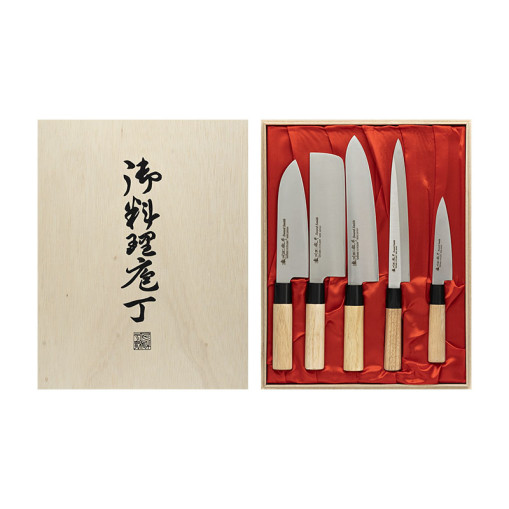 Noushu Masamune 5-pak knivsæt i balsaæske