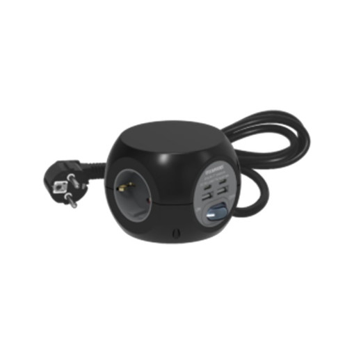 Cube Design 3-ports stik