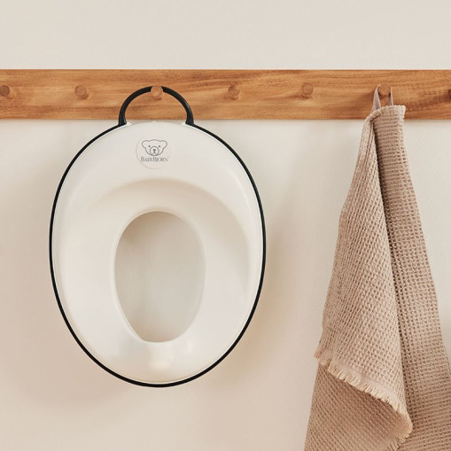 Toiletsæde Hvid/Sort
