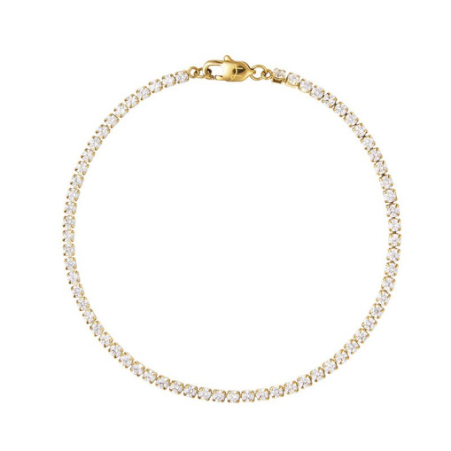 Armbånd Shiny Tennis Guld M