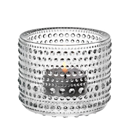 Kastehelmi Fyrfadsstage 64 mm klar