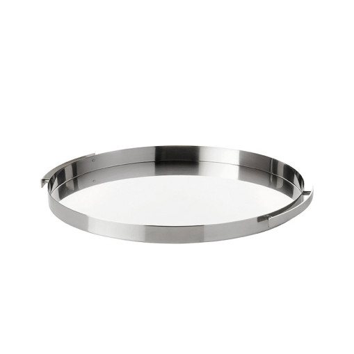Arne Jacobsen serveringsbakke Ø 33.5 cm steel