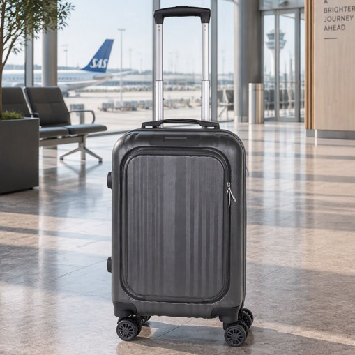 Merélys kabinekuffert - Stålgrå